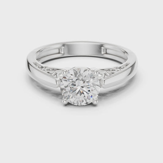1.3 Carat Designer Moissanite Ring