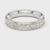3.86 mm Fancy Moissanite Band