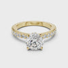1.6 Carat Ritzy Round Cut Moissanite Ring
