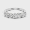 1.5 Carat - 4.2 mm Round cut Moissanite Band
