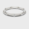 2.3 mm Cartier Inspired Moissanite Band