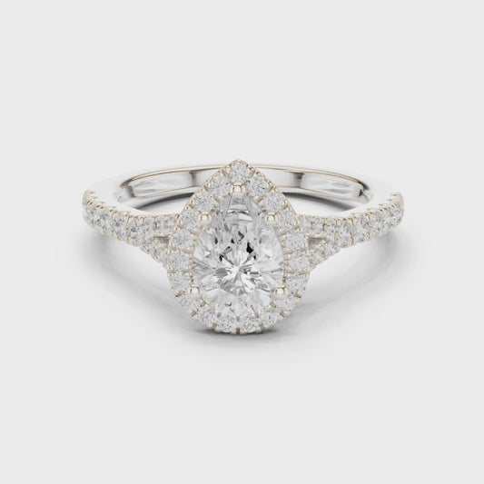 1.3 Carat Vintage Inspired Moissanite Ring