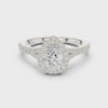 1.3 Carat Vintage Inspired Moissanite Ring