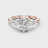 2.2 Carat Fine Heart Cut Moissanite Ring