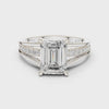 2.2 Carat Emerald Cut Moissanite Ring