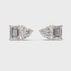 3 Carat Ritzy Dual Stone Moissanite Earrings