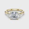 1.9 Carat Asscher Cut Moissanite Ring