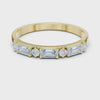 1.9 mm Fancy Moissanite Band
