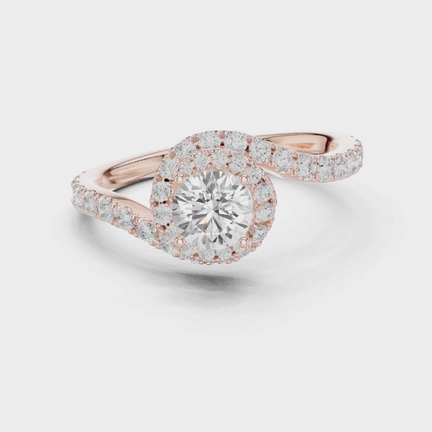 1.2 Carat Delicate Round Cut Moissanite Ring