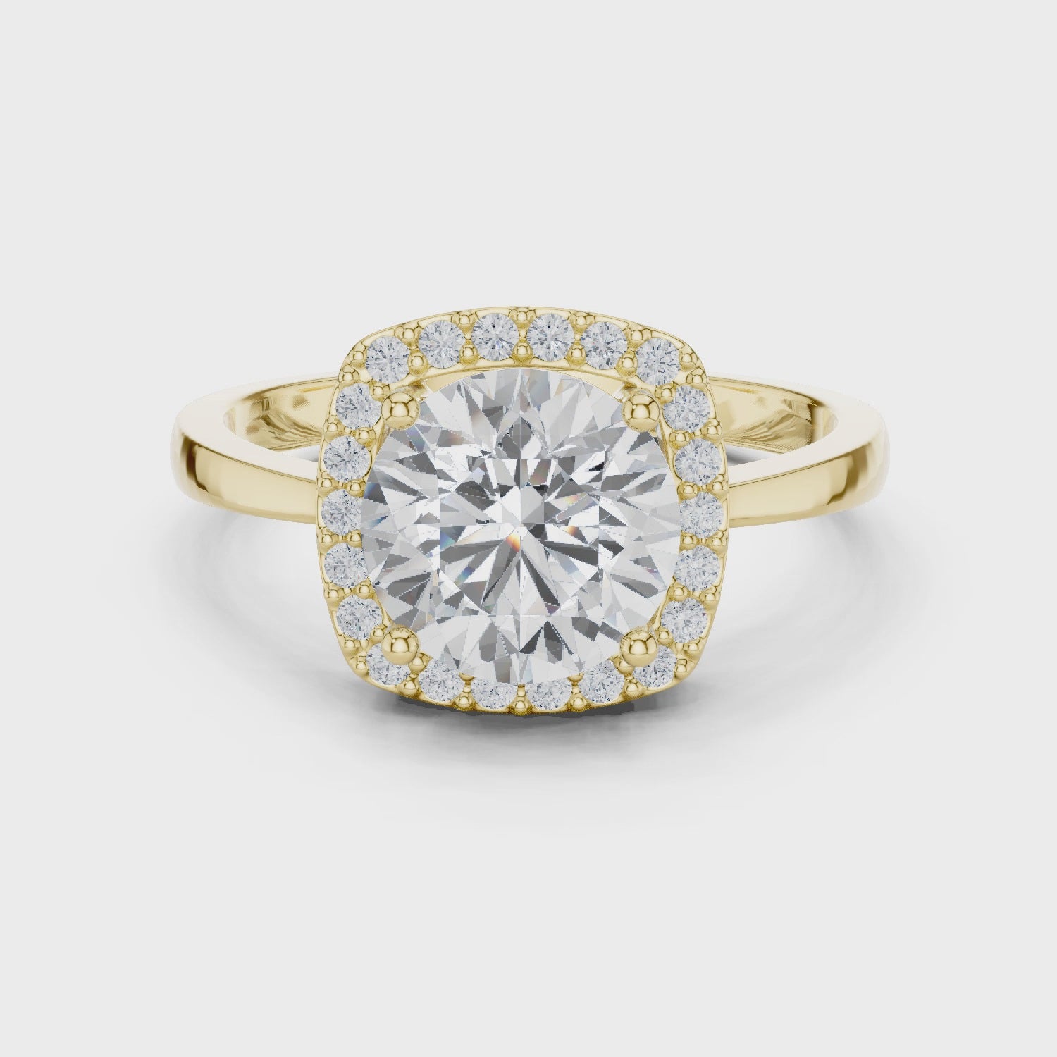 2.2 Carat Fancy Moissanite Ring