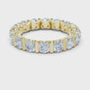 3.8 mm Fine Moissanite Band