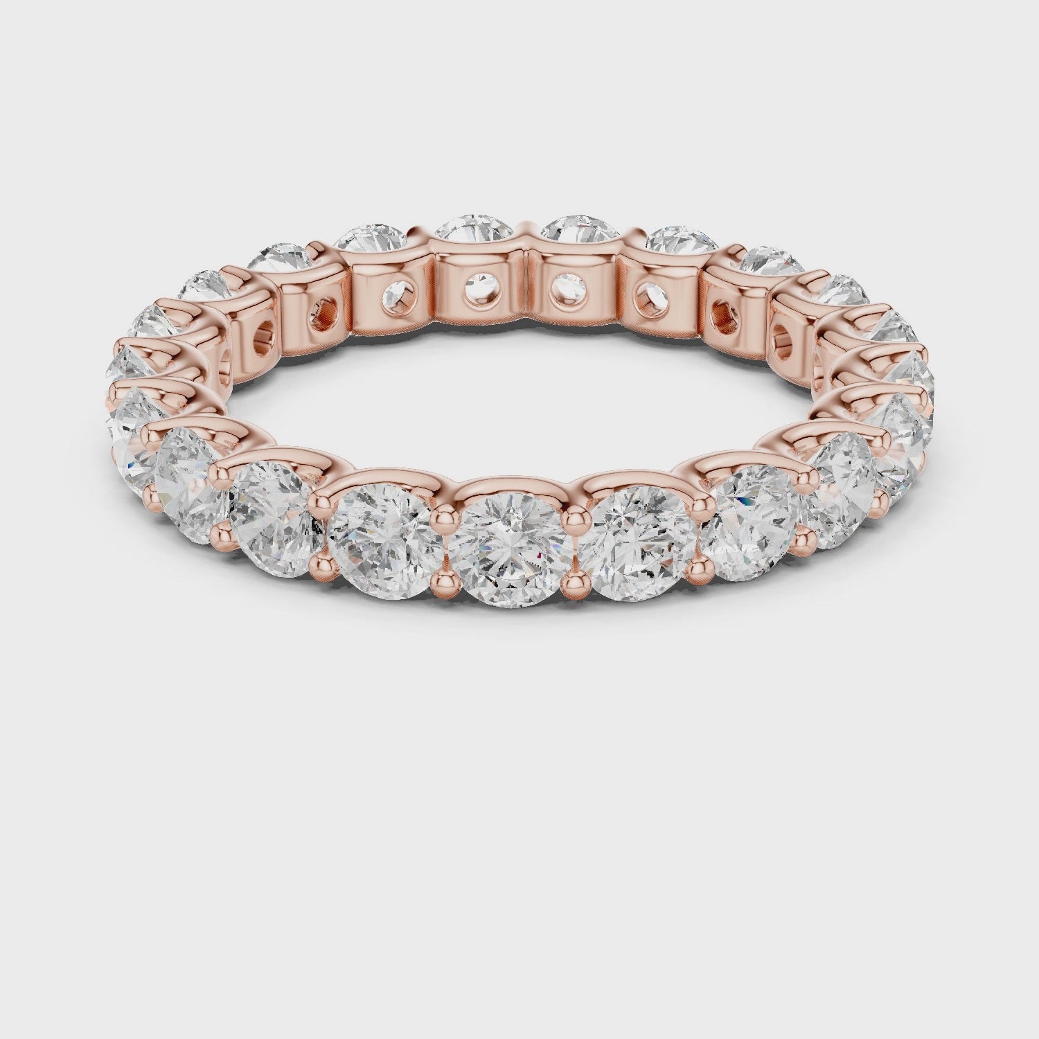 2 carat - 2.9 mm Royal Moissanite Band