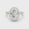 2.5 Carat Royal Oval Cut Moissanite Ring