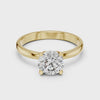 1 Carat Delicate Round Cut Moissanite Ring