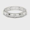 3.37 mm Cartier Inspired Moissanite Band