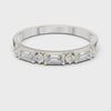 1.9 mm Fancy Moissanite Band