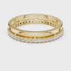 0.42 Carat - 3.63 mm Fine Moissanite Band