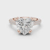 1.6 Carat Heart Cut Romantic Moissanite Ring