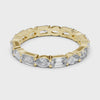 2.7 mm Elegant Baguette cut Moissanite Band