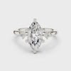 2.15 Carat - Selena Gomez Inspired Marquise cut fine Moissanite Ring