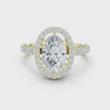 2.5 Carat Royal Oval Cut Moissanite Ring