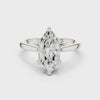1.9 Carat Elegant Marquise Cut Moissanite Ring