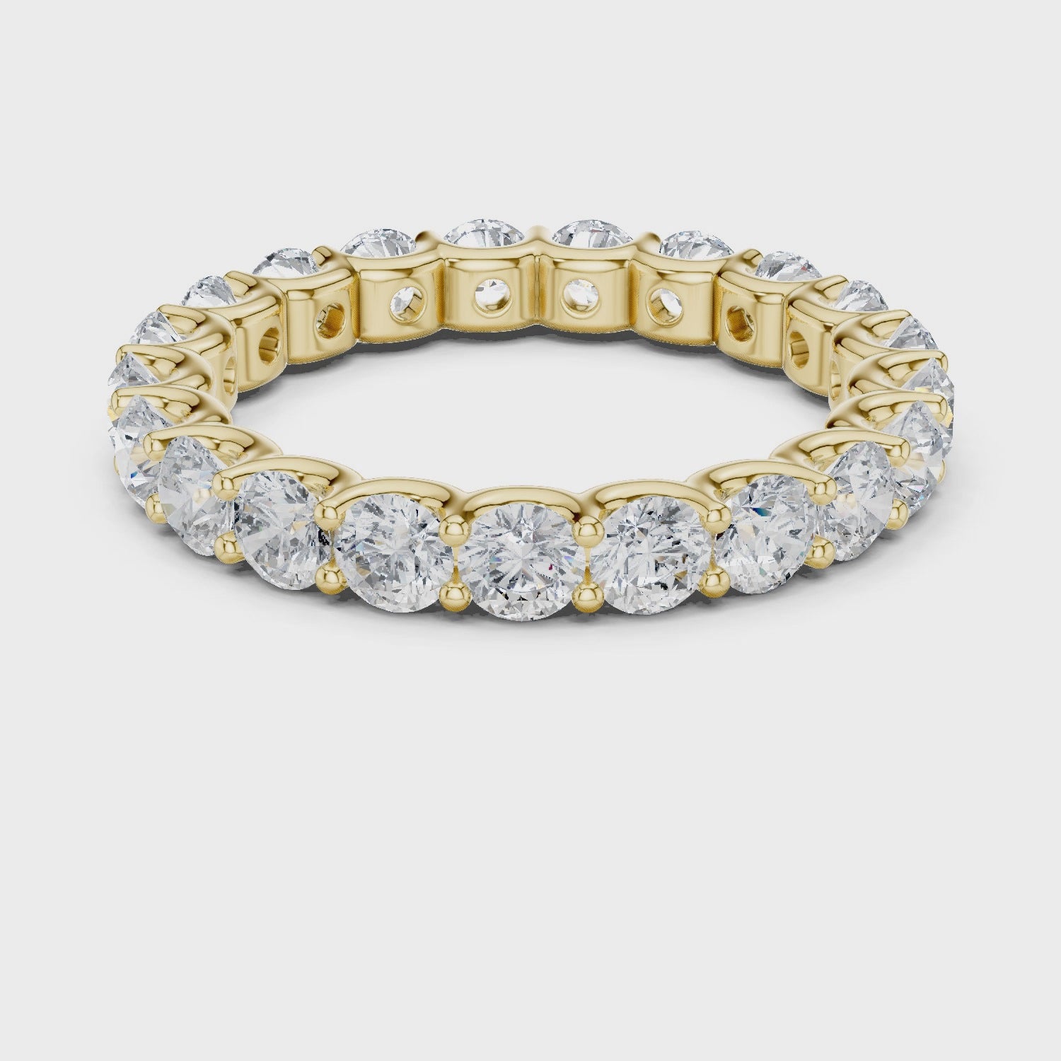 2 carat - 2.9 mm Royal Moissanite Band