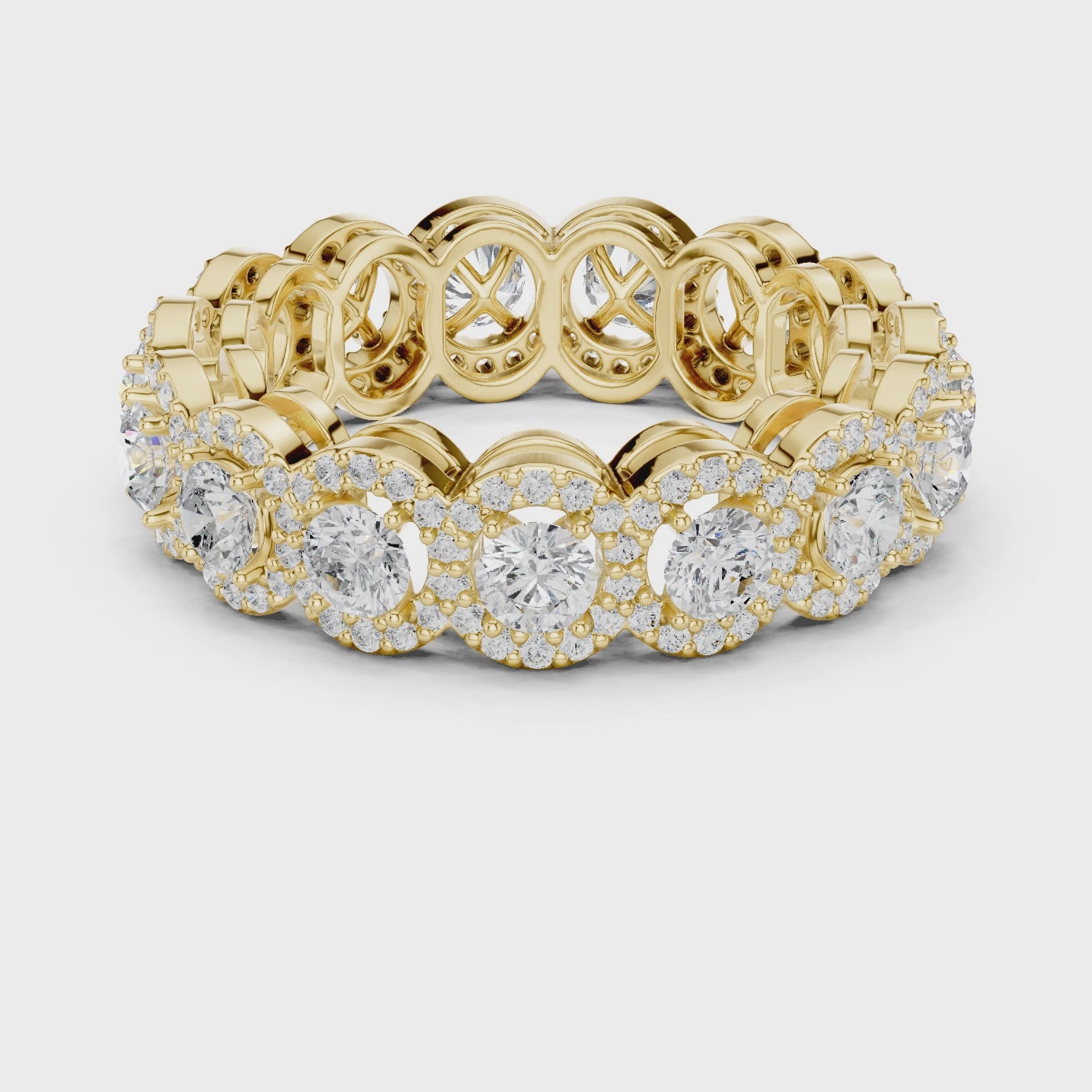 3.2 carat - 5.9 mm Royal Moissanite Ring