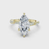 2.5 Carat Exquisite Marquise Cut Moissanite Ring