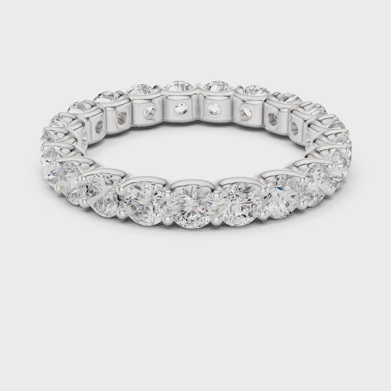 2 carat - 2.9 mm Royal Moissanite Band