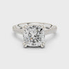 4.2 Carat Exquisite Cushion Cut Moissanite Ring
