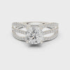 6.4 Carat Fancy Band Moissanite Ring