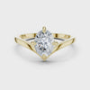 1 Carat Oval Exquisite Moissanite Ring