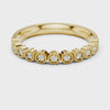 2.5 mm Round cut Moissanite Band