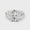 3.6 Carat Georgina Rodríguez Inspired Oval Cut Moissanite Ring