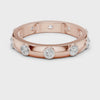 3.37 mm Cartier Inspired Moissanite Band