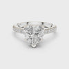 2.5 Carat Lucent Heart Cut Moissanite Ring