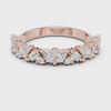 2.45 mm Marquise cut Moissanite Band