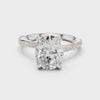 2.7 Carat Elegant Oval Cut Moissanite Ring