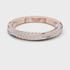 Twisted Moissanite Band