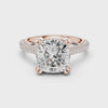 4.2 Carat Exquisite Cushion Cut Moissanite Ring